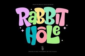 Rabbit Hole Font: Creative Typography Projects