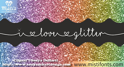 Glitter Fonts: How to Use Them in Your Design Projects
